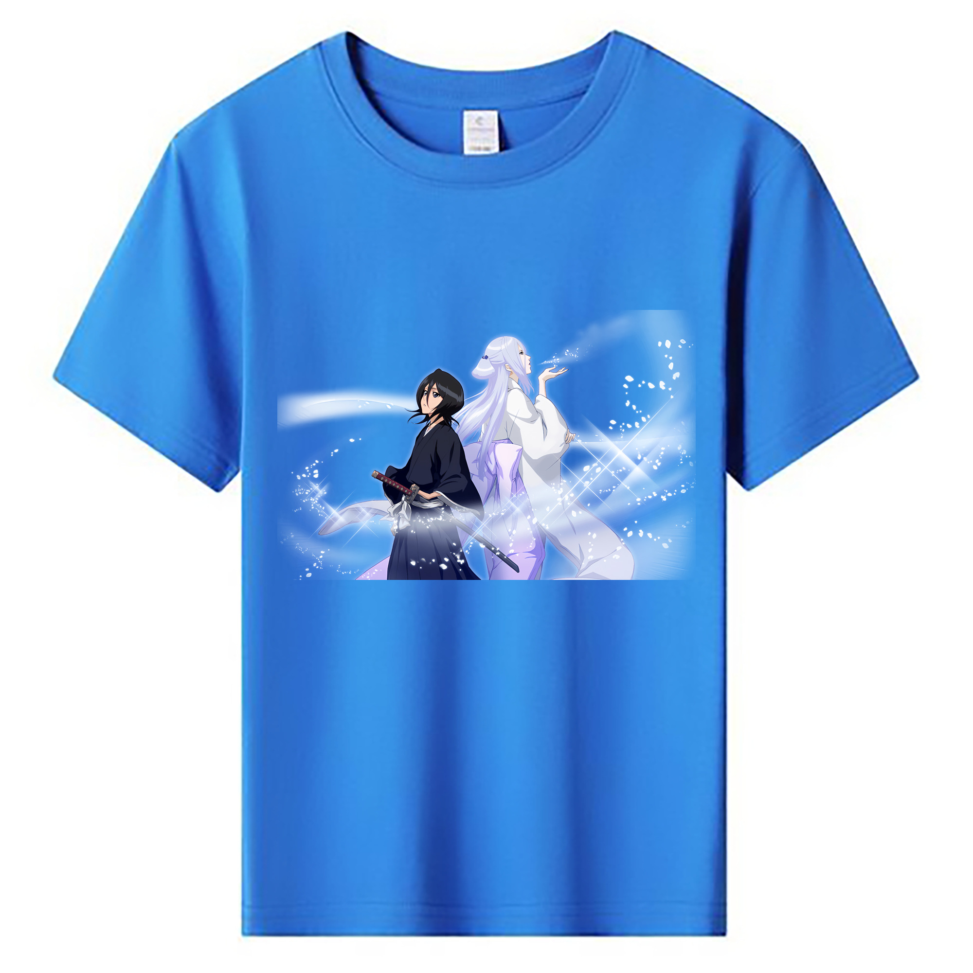 （画像用） ブリーチ 朽木ルキア BLEACH Kuchiki Rukia 綿100％キッズTシャツ（フロントプリント）